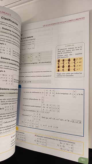 Matemáticas II 2º Bachillerato