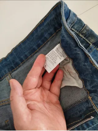 Pantalones vaqueros acampanados azules