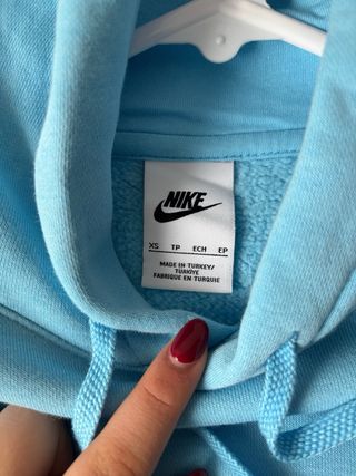 Sudadera Nike Azul con Capucha