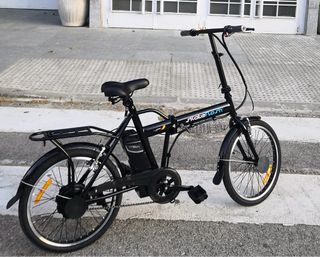Bicicleta Eléctrica Plegable Negra