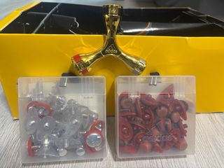 Scarpe da calcio Adidas F50 Oro Bianco