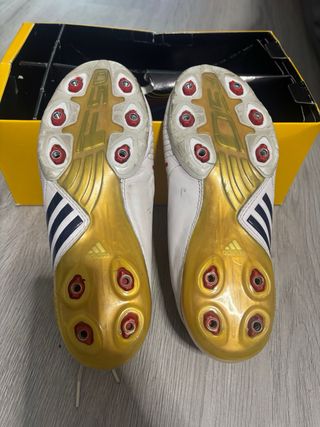 Scarpe da calcio Adidas F50 Oro Bianco
