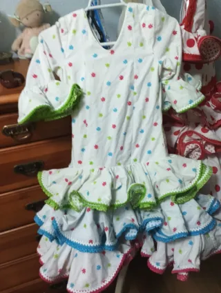 Traje de flamenca niña