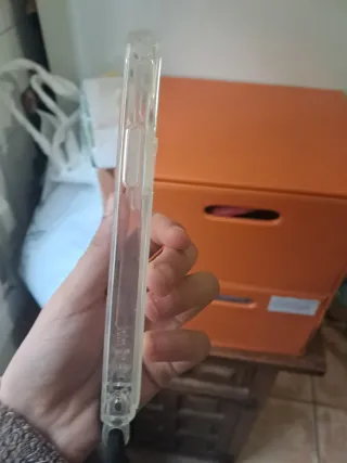 Funda iPhone 12 mini transparente con tarjetero