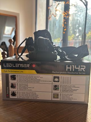 LED LENSER H14R Lampada Frontale Ricaricabile