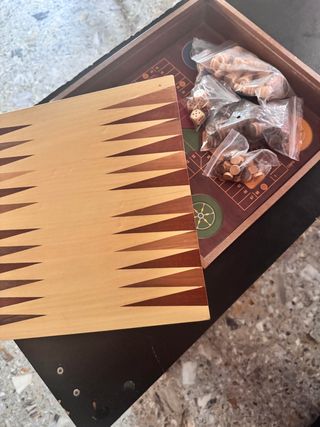 Tablero de Ajedrez de Madera 5 en 1