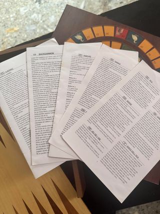 Tablero de Ajedrez de Madera 5 en 1