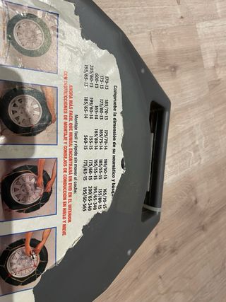 Cadenas para nieve sin estrenar