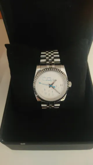 Reloj Seiko Plata y Blanco