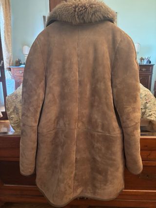 Cappotto in montone marrone