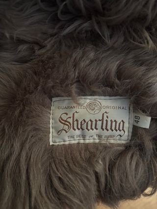 Cappotto in montone marrone