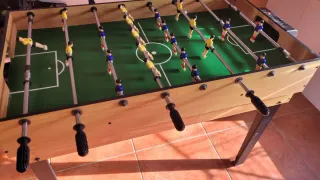Futbolín multijuegos con billar, pin pongo y más.