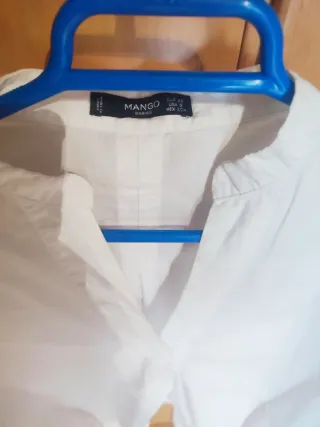Camisa blanca Mango Basics Talla XS