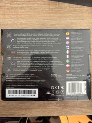 Nextbase 422 Dash Cam sin abrir Negociable