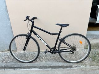 Bicicleta Btwin Riverside 100 Negra. Talla M.