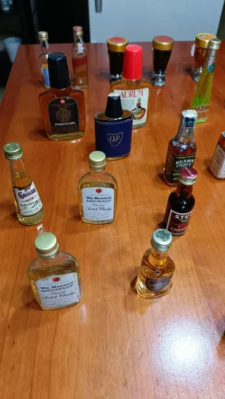 Collezione bottigliette liquore