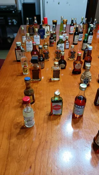 Collezione bottigliette liquore