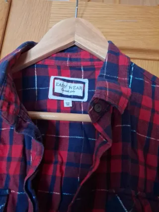 Camisa cuadros Easy Wear mujer talla 38