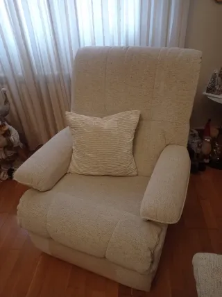 Sillón Beige Tela