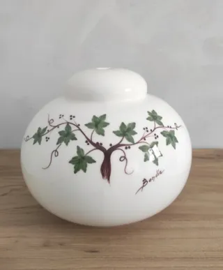 Par de bases de lámpara de cerámica