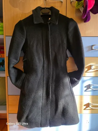 Cappotto Max Mara Lana Nero Taglia XS