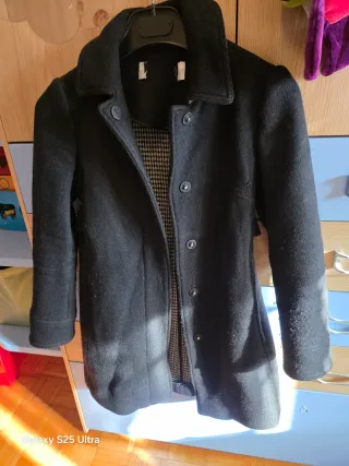 Cappotto Max Mara Lana Nero Taglia XS
