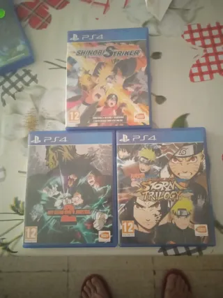 Pack 3 Juegos PS4 Manga: Naruto y My Hero Academia