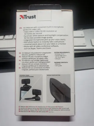 Webcam HD Trust TRINO con micrófono