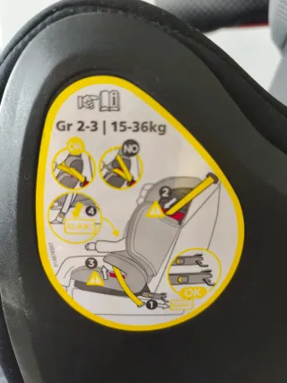 Silla niño universal grupos 2/3, isofix Safety 1st