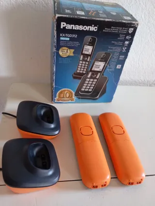 Teléfono Inalámbrico Duo Panasonic KX-TGD312