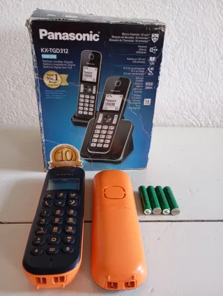 Teléfono Inalámbrico Duo Panasonic KX-TGD312