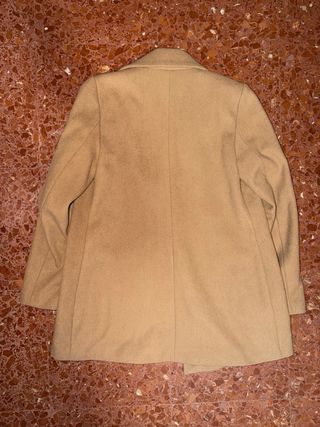 Abrigo paño marrón Stradivarius Talla M