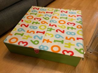 Caja de almacenaje infantil IKEA plegable