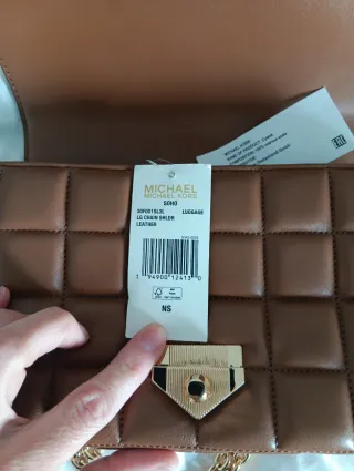 Bolso Michael Kors Soho Marrón Dorado