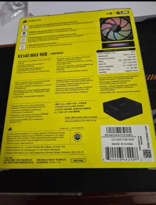 Corsair RX140 Max RGB Starter Kit