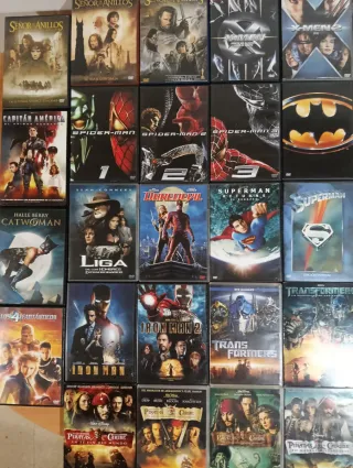 OFERTA LOTE Colección Películas DVD SUPERHEROES