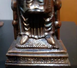 Figura Virgen de Montserrat Bronce