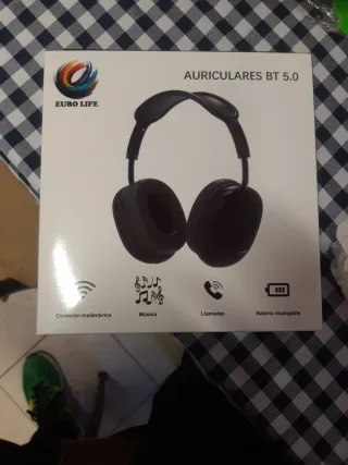 Auriculares Bluetooth 5.0 Euro Life Negros