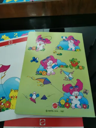 Lotto 4 quaderni Poochie Mattel 1987