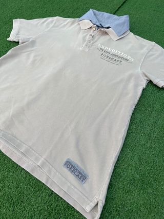 Polo Forecast Beige Vintage 90s
