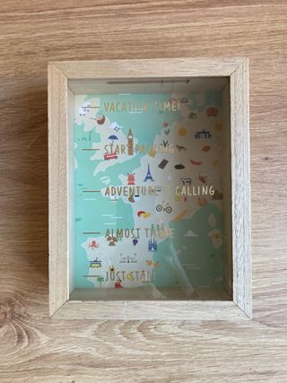 Hucha Madera Viajes Mapa