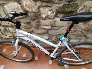 Bicicleta montaña adulto blanca