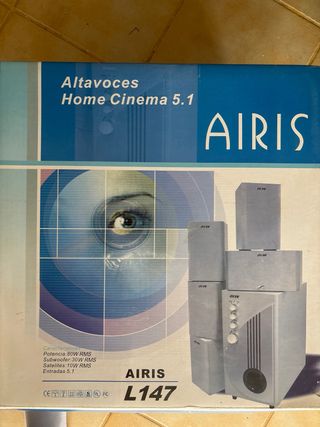 Altavoz y amplificador AIRIS , y 6 altavoces