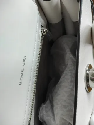 Bolso Michael Kors Satchel Carmen Blanco