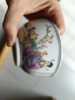 Juego de porcelana china dragones