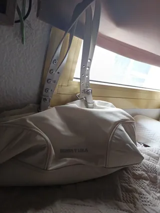 Bolso BIMBA Y LOLA Beige/Blanco