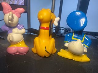 Figuras Disney: Pluto, Daisy y Donald