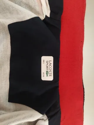 Chaqueta Lacoste Sport Azul Roja