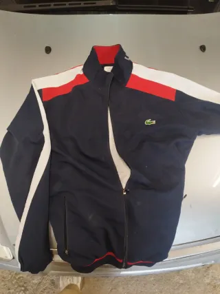 Chaqueta Lacoste Sport Azul Roja