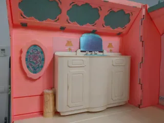 Casa de Muñecas Barbie Rosa y Turquesa